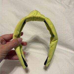 Lele sadoughi nylon neon yellow headband